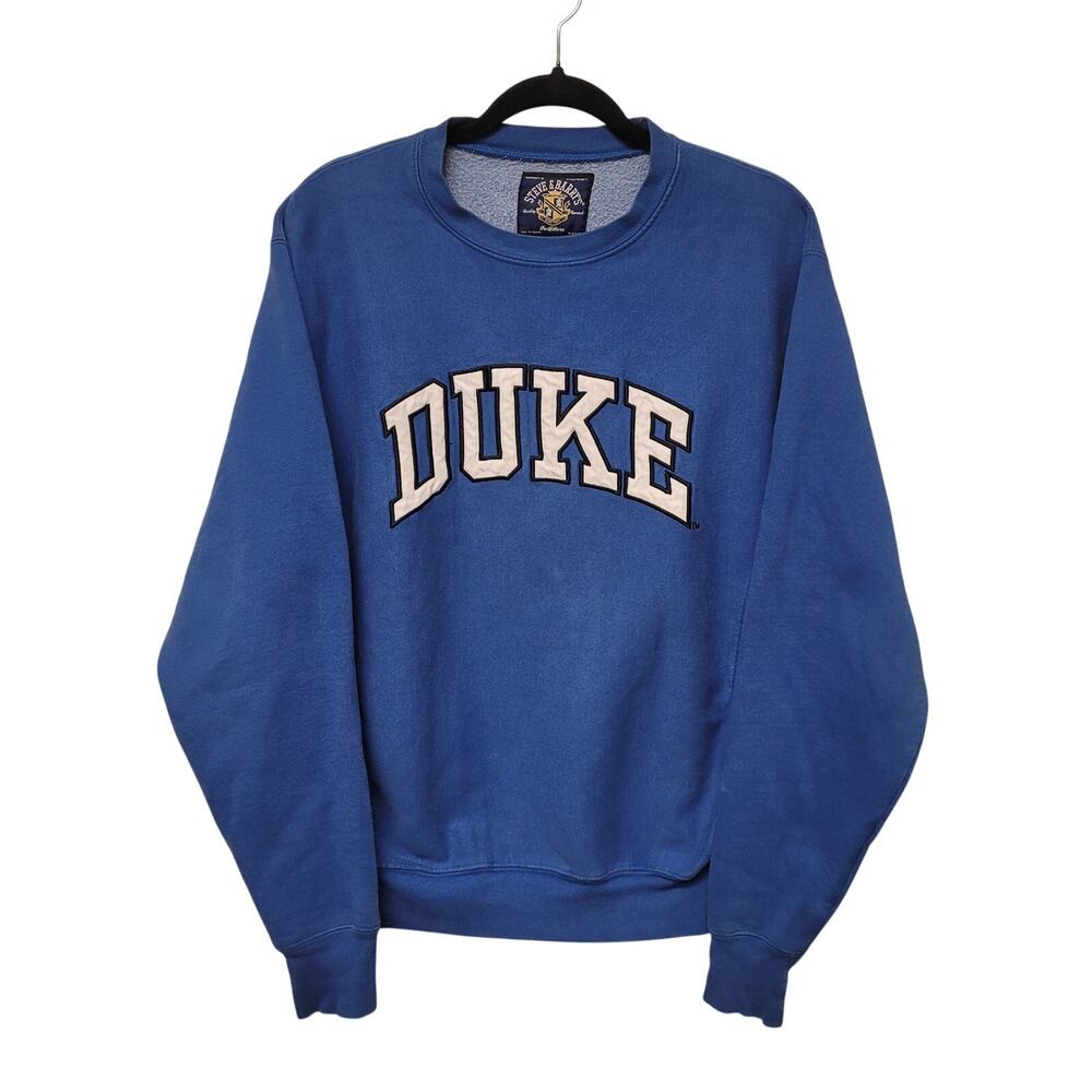 Steve & Barry's Duke Blue Devils Sweatshirt Crewneck Vintage College NCAA